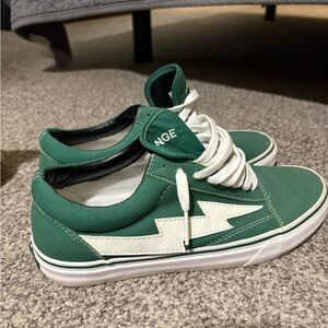 Revenge X Storm Green and White Sneakers